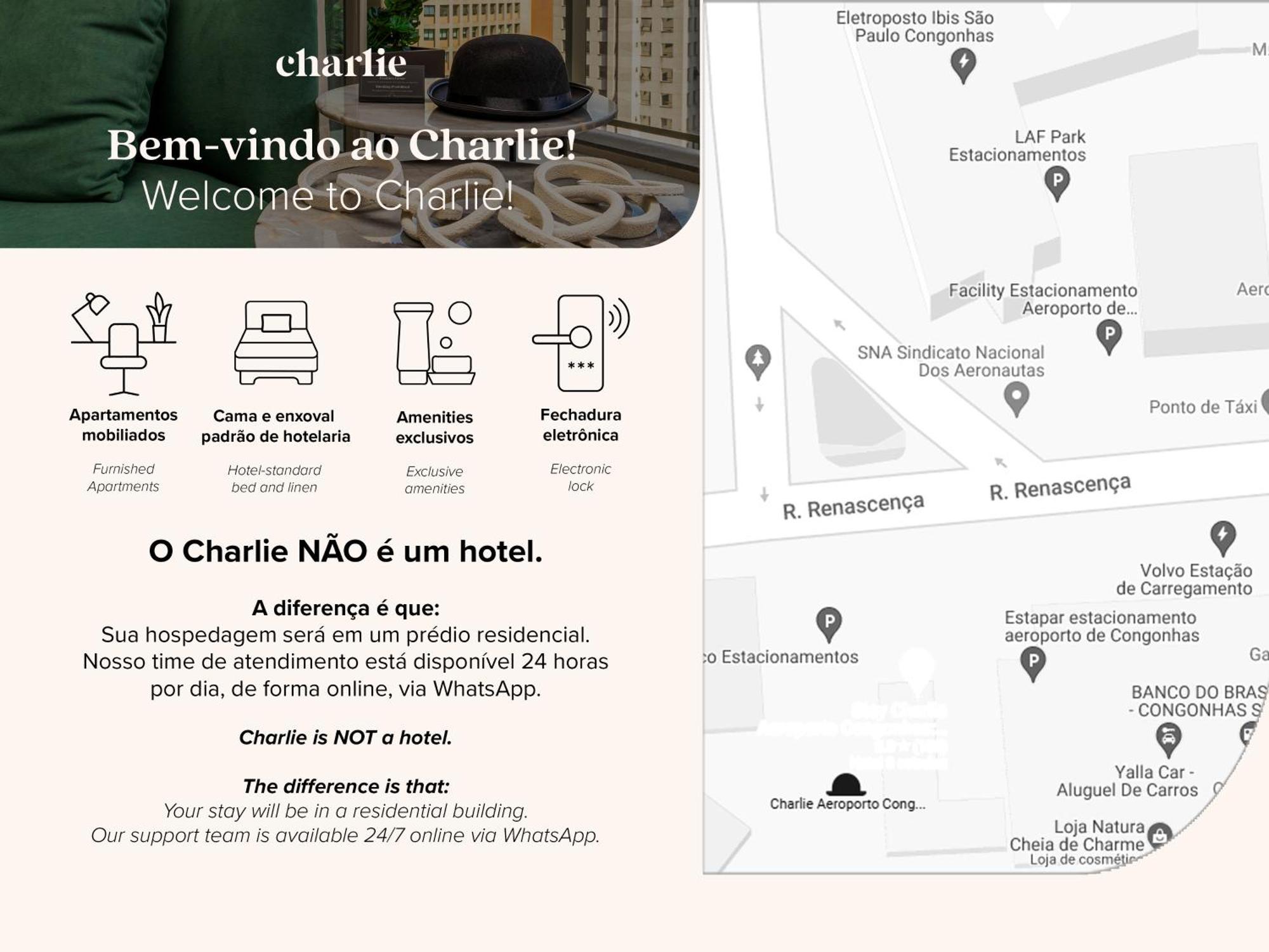 Charlie Aeroporto Congonhas Cgh Apartment São Paulo Exterior photo
